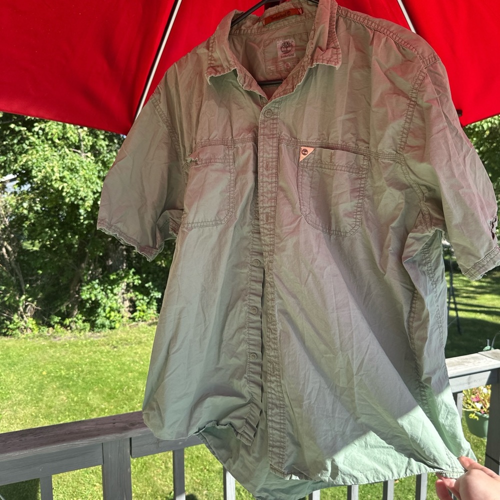 Timberland‎ Sage Green Casual Shirt